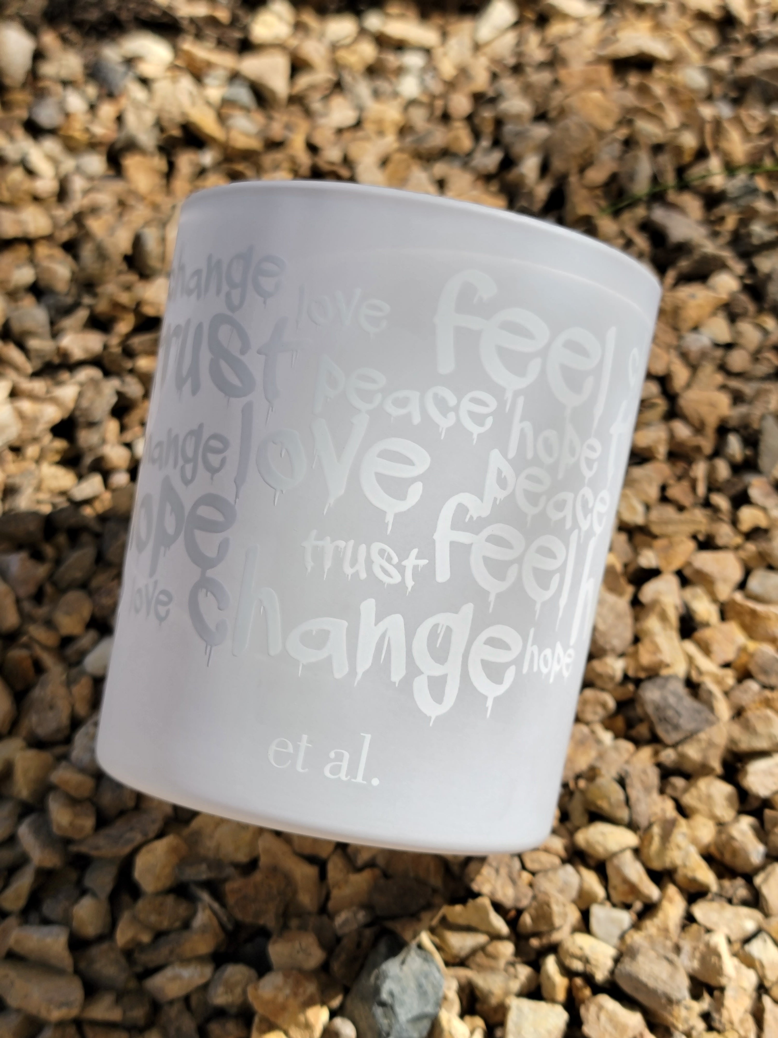 Graffiti Glass Vessel